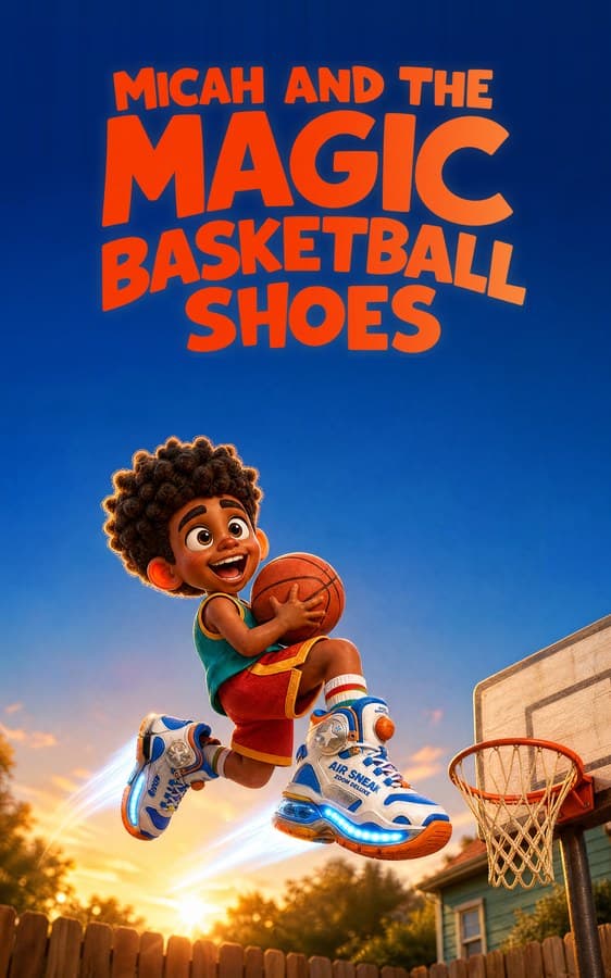 Micah and the Magic Basketball Shoes book cover
